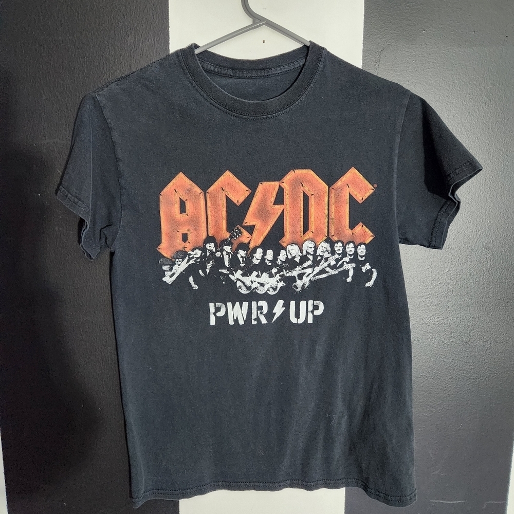 Ac/dc Powerup Band Graphic Tee